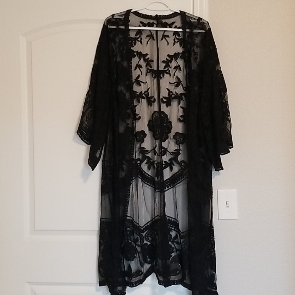 Lace Kimono Cardigan